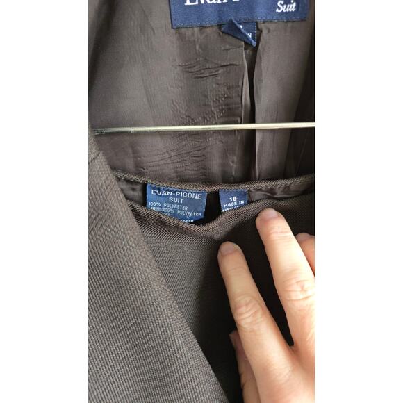 Evan Picone Suit Jacket & Skirt Women's Size 18 - Picture 6 of 10